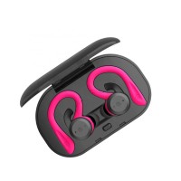 Kinlan Amazon HotSelling IPX7 waterproof true wireless sport B earbuds with Charging Case TWS headphone earphone earhook